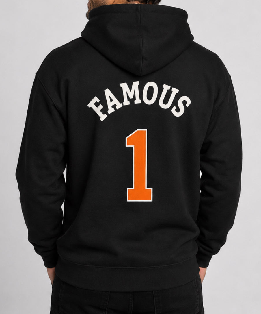 Black Basketball Hoodie