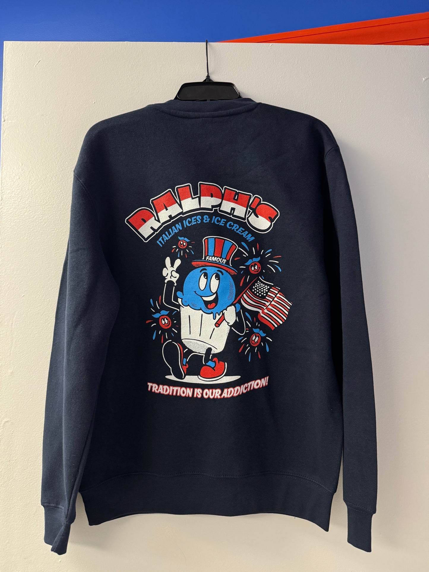 Navy Patriotic Crew Sweatshirt